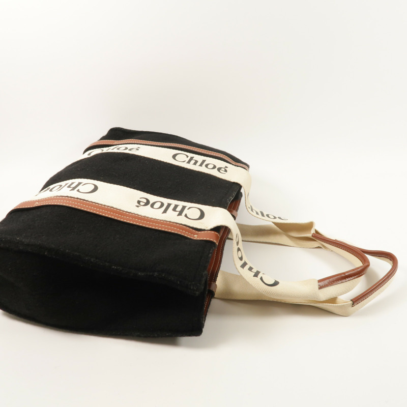 Chloe 羊毛Woody Tote Bag金扣手挽袋-7