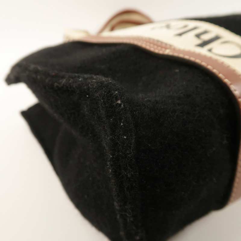 Chloe 羊毛Woody Tote Bag金扣手挽袋-9