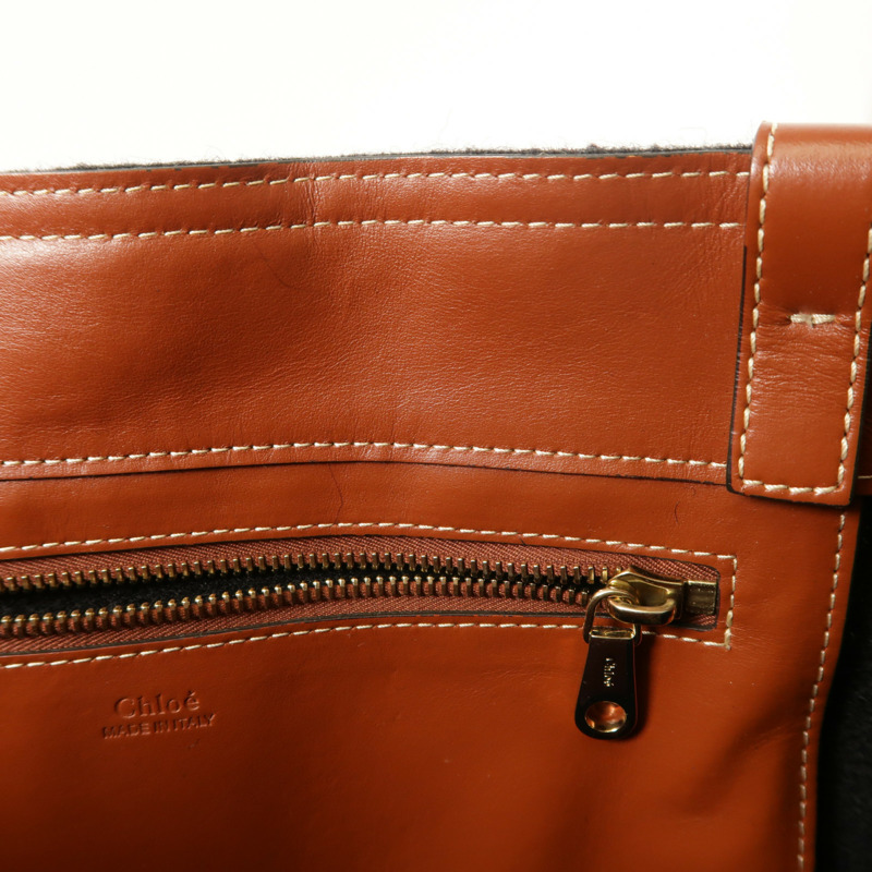 Chloe 羊毛Woody Tote Bag金扣手挽袋-13