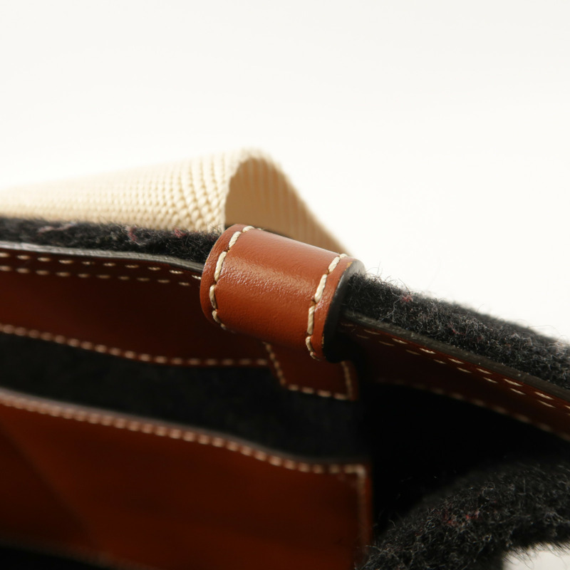 Chloe 羊毛Woody Tote Bag金扣手挽袋-18