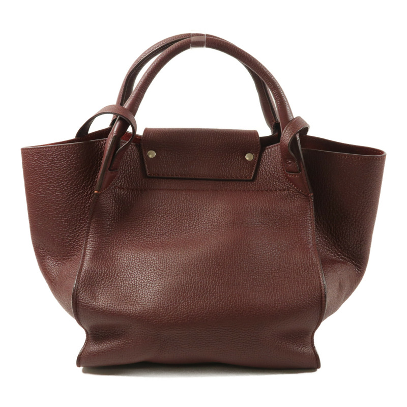 CELINE 牛皮皮革Small Big Bag銀扣手挽肩背兩用袋-1