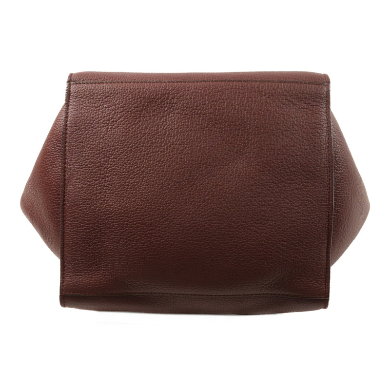 CELINE 牛皮皮革Small Big Bag銀扣手挽肩背兩用袋-3