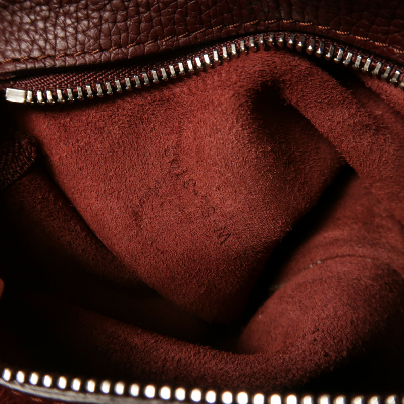 CELINE 牛皮皮革Small Big Bag銀扣手挽肩背兩用袋-6