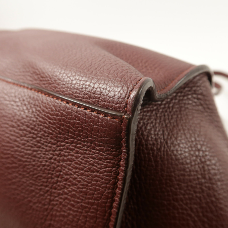 CELINE 牛皮皮革Small Big Bag銀扣手挽肩背兩用袋-10