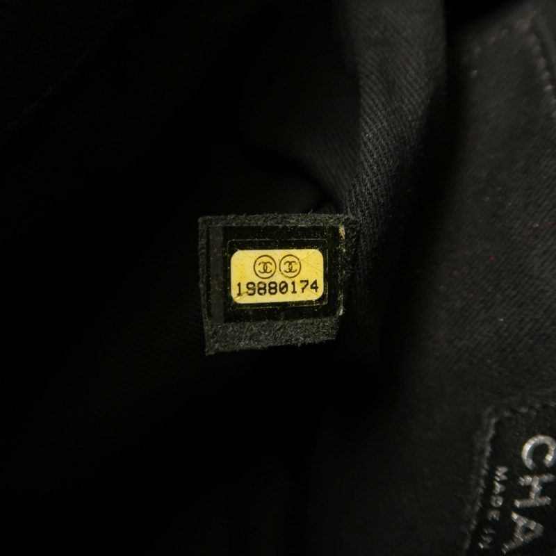 CHANEL 牛皮皮革Chain Shoulder銀扣鏈帶肩背袋-8