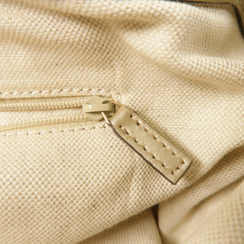 GUCCI 帆布/牛皮皮革2 Way Shoulder金扣手挽肩背兩用袋-16