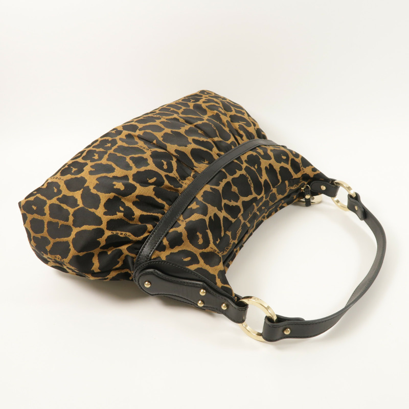 FENDI 帆布Shoulder Bag金扣肩背袋-7