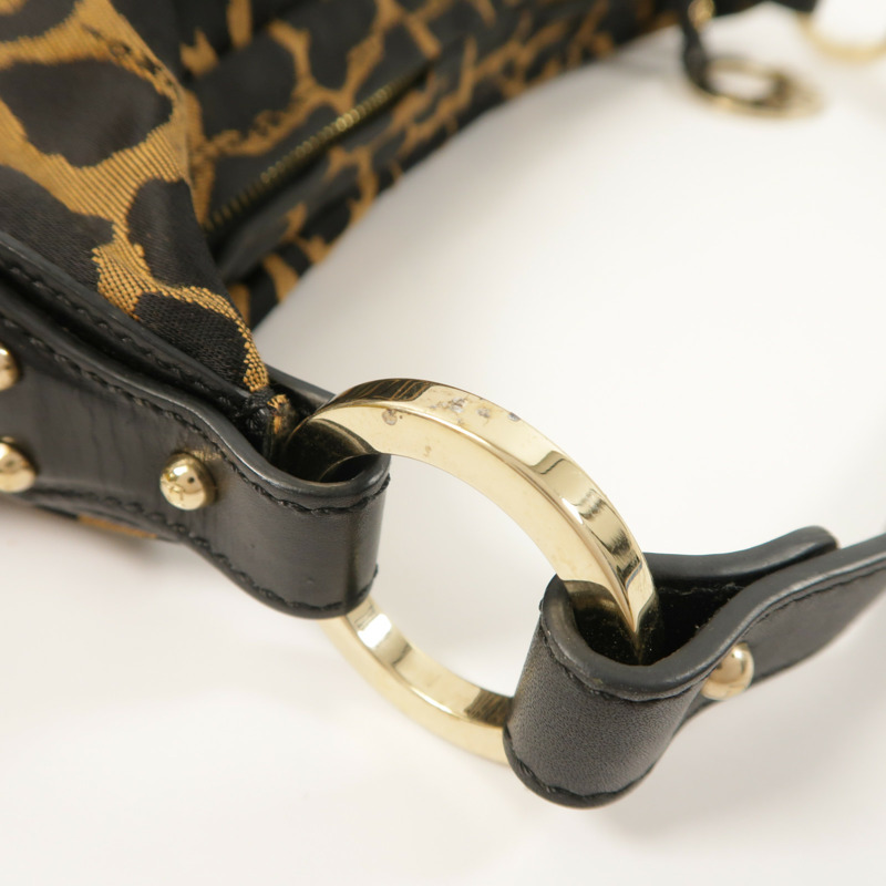 FENDI 帆布Shoulder Bag金扣肩背袋-13