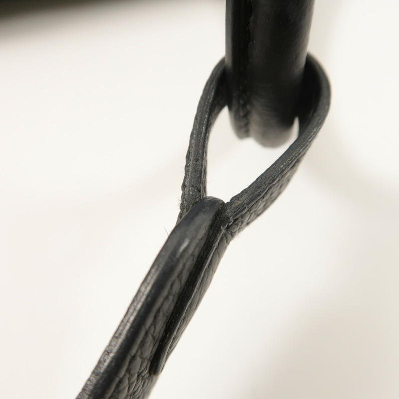 HERMES Clemence皮革Lindy 26銀扣手挽肩背兩用袋Noir-14