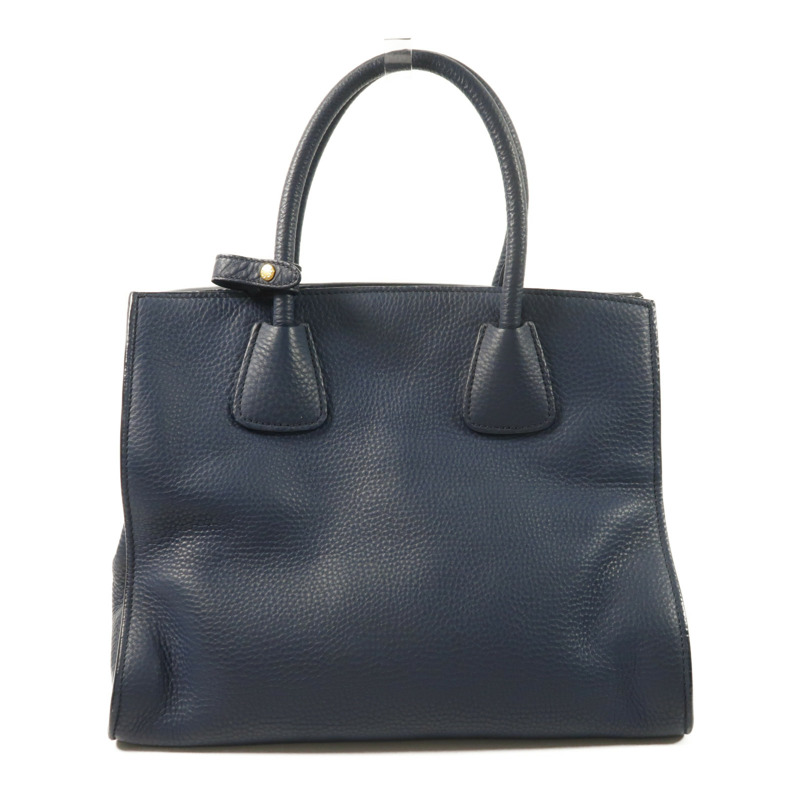 PRADA 牛皮皮革2 Way Shoulder金扣手挽肩背兩用袋-1