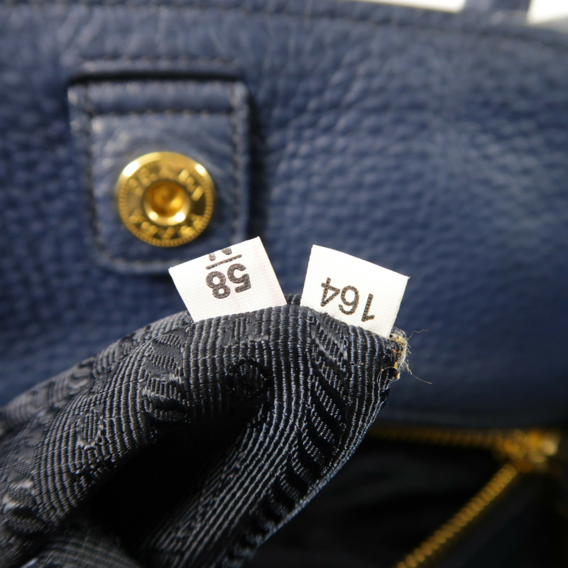 PRADA 牛皮皮革2 Way Shoulder金扣手挽肩背兩用袋-6