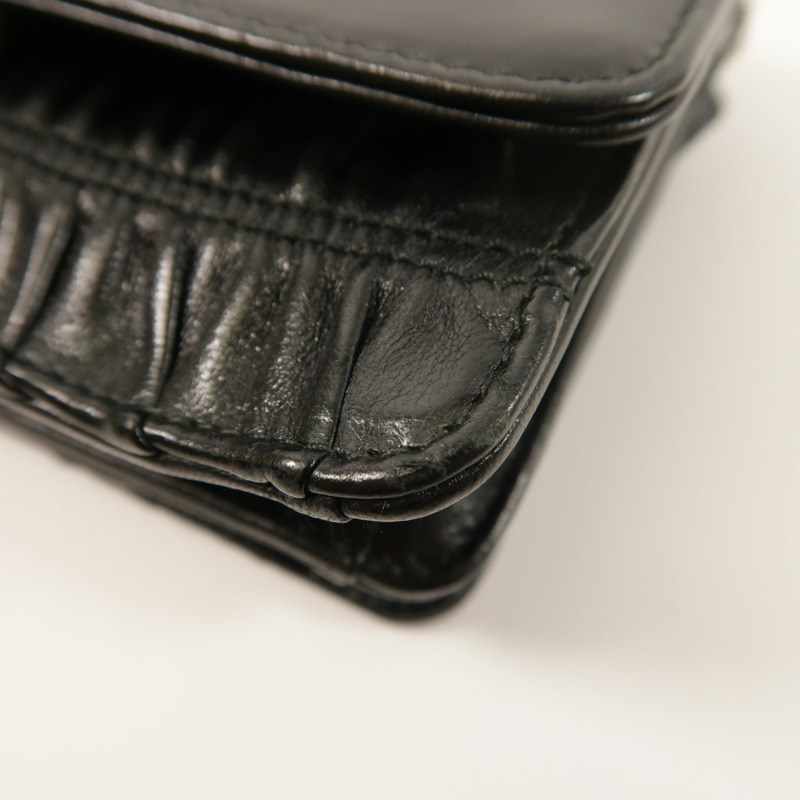 PRADA 牛皮皮革Shoulder銀扣肩背袋-13