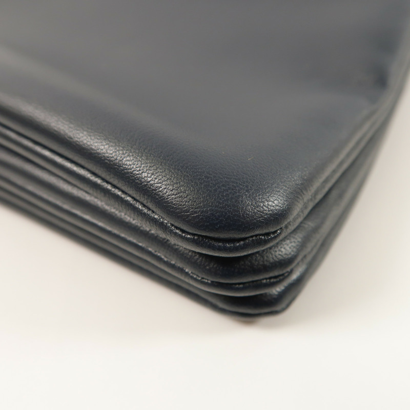 CELINE 羊皮皮革Trio金扣肩背袋-11