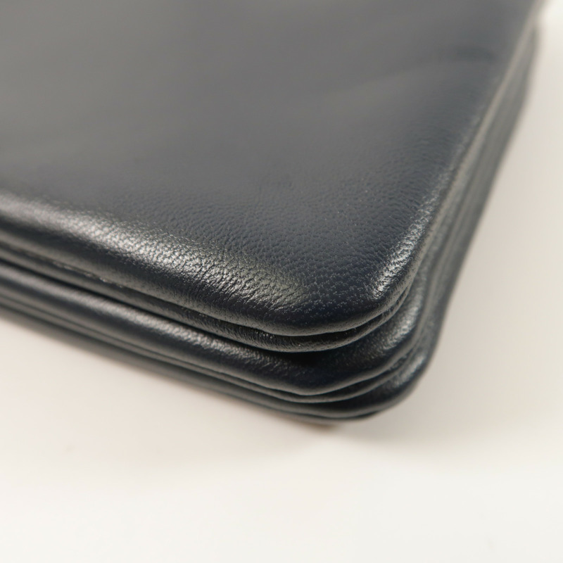 CELINE 羊皮皮革Trio金扣肩背袋-13