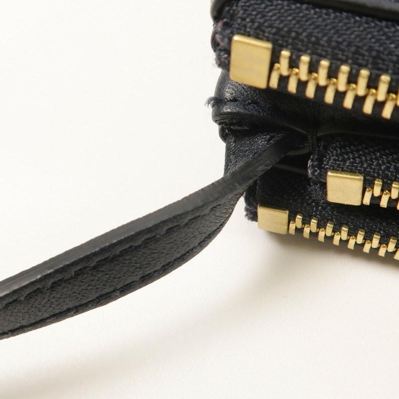 CELINE 羊皮皮革Trio金扣肩背袋-15