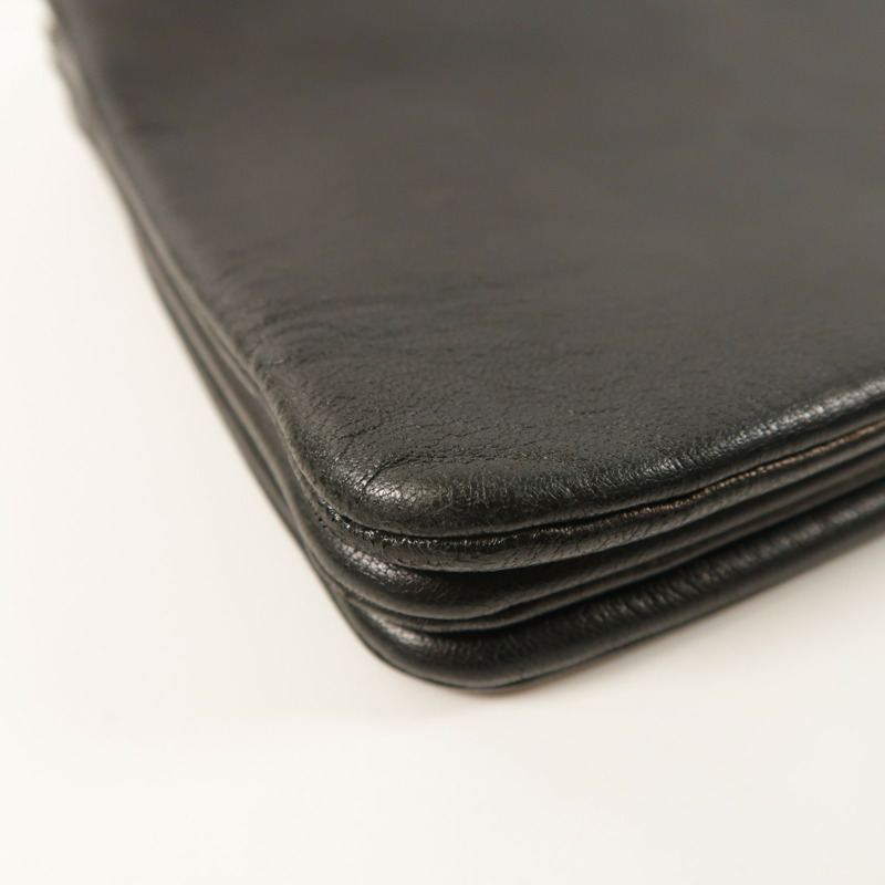 CELINE 羊皮皮革Trio金扣肩背袋-12