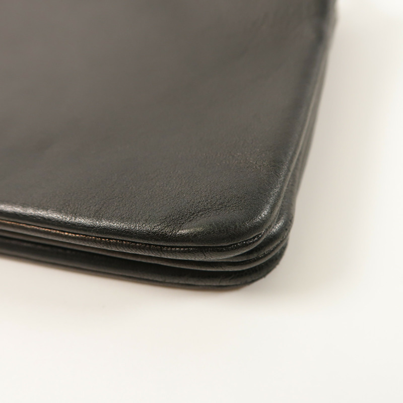 CELINE 羊皮皮革Trio金扣肩背袋-13