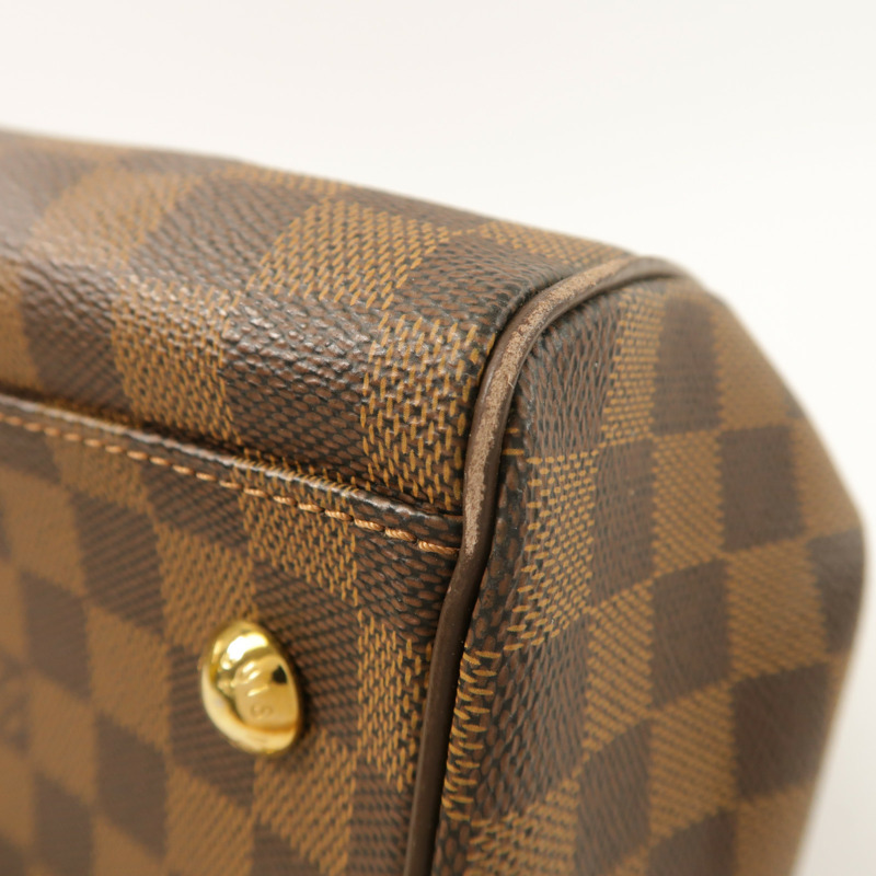 LOUIS VUITTON Damier Trevi PM金扣手挽肩背兩用袋-8