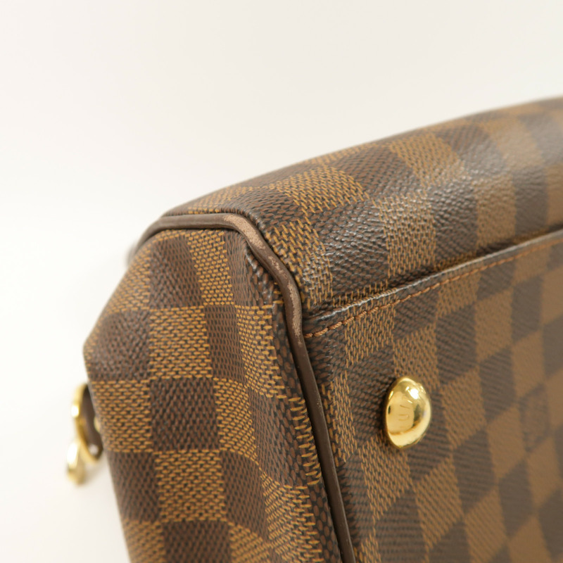 LOUIS VUITTON Damier Trevi PM金扣手挽肩背兩用袋-9