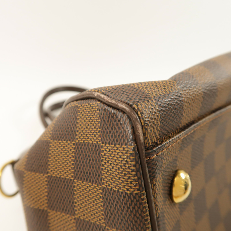 LOUIS VUITTON Damier Trevi PM金扣手挽肩背兩用袋-11