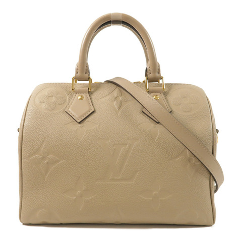 LOUIS VUITTON Monogram Empreinte Speedy Bandouliere 25金扣手挽肩背兩用袋