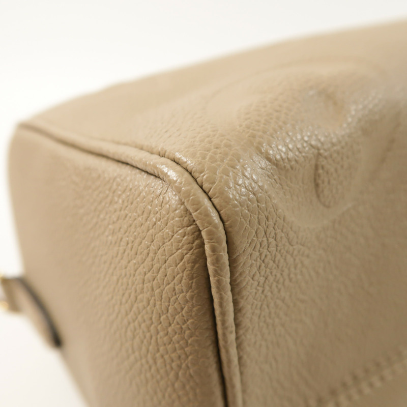 LOUIS VUITTON Monogram Empreinte Speedy Bandouliere 25金扣手挽肩背兩用袋-10