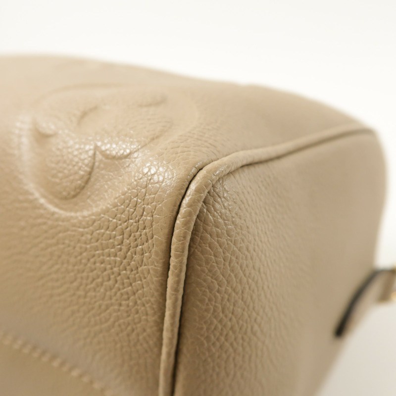 LOUIS VUITTON Monogram Empreinte Speedy Bandouliere 25金扣手挽肩背兩用袋-11