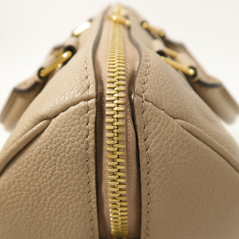 LOUIS VUITTON Monogram Empreinte Speedy Bandouliere 25金扣手挽肩背兩用袋-13