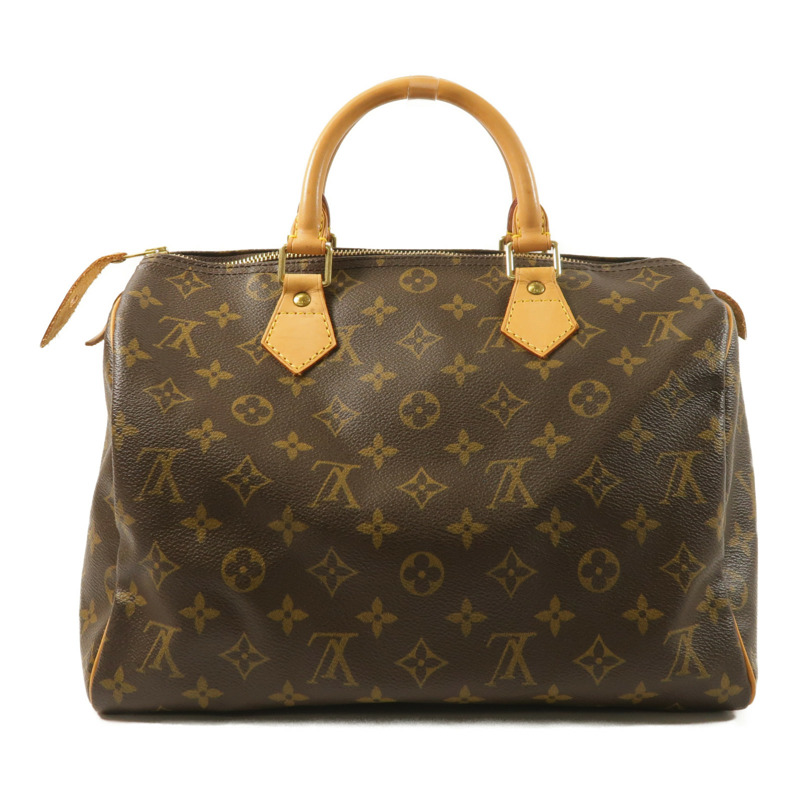 LOUIS VUITTON Monogram Speedy 30金扣手挽袋-1