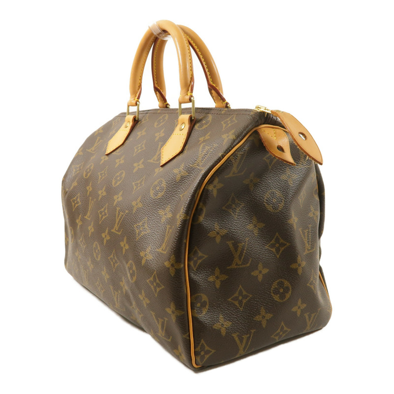 LOUIS VUITTON Monogram Speedy 30金扣手挽袋-2