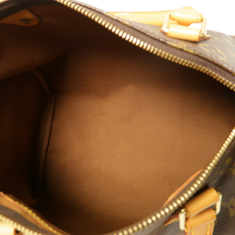 LOUIS VUITTON Monogram Speedy 30金扣手挽袋-4