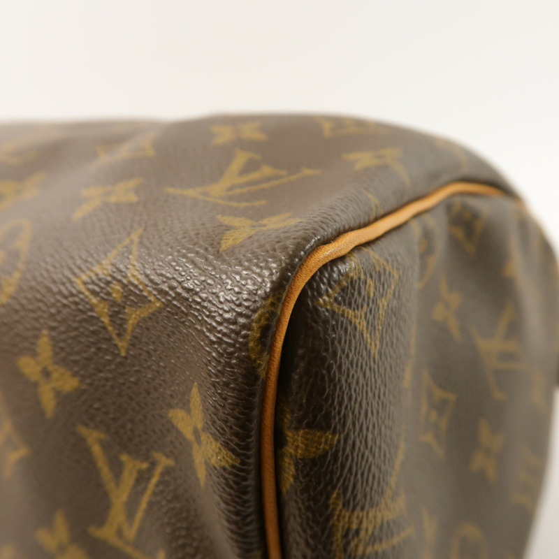 LOUIS VUITTON Monogram Speedy 30金扣手挽袋-10