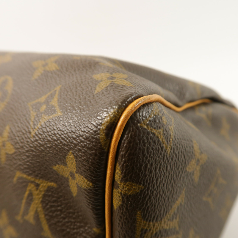 LOUIS VUITTON Monogram Speedy 30金扣手挽袋-12