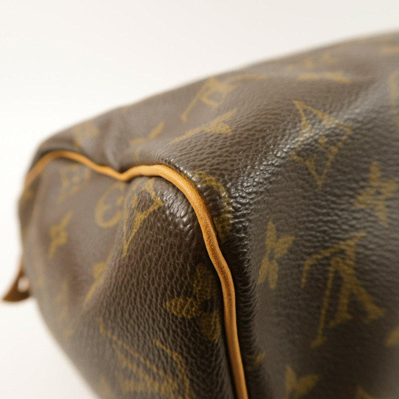 LOUIS VUITTON Monogram Speedy 30金扣手挽袋-13
