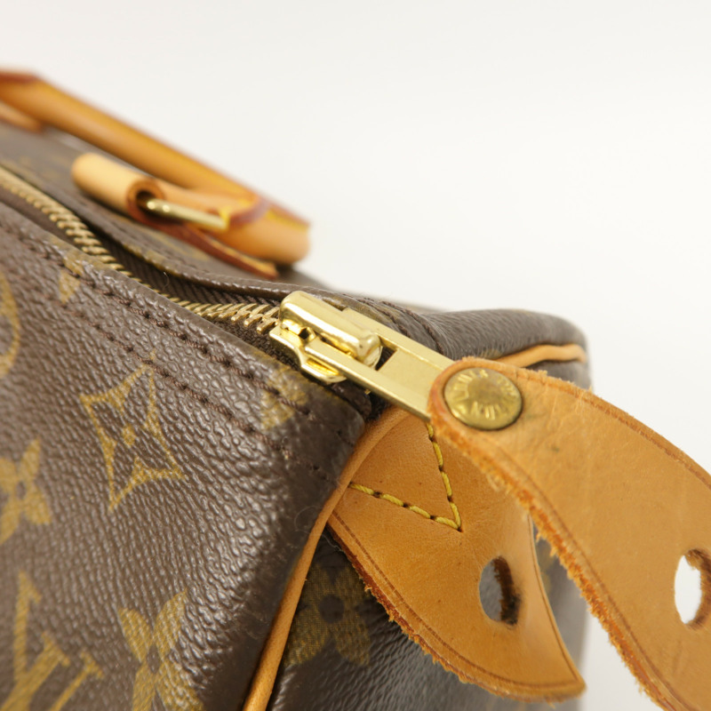 LOUIS VUITTON Monogram Speedy 30金扣手挽袋-15