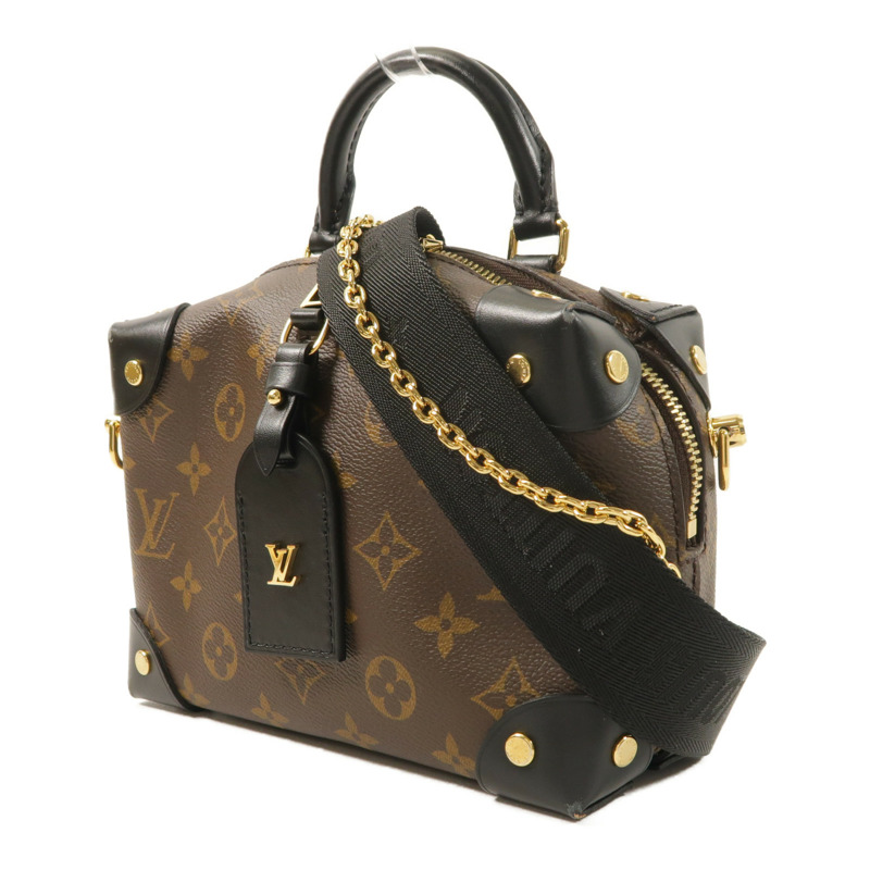 LOUIS VUITTON Monogram Petite Malle Souple金扣手挽肩背兩用袋-2