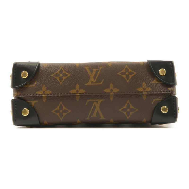 LOUIS VUITTON Monogram Petite Malle Souple金扣手挽肩背兩用袋-3