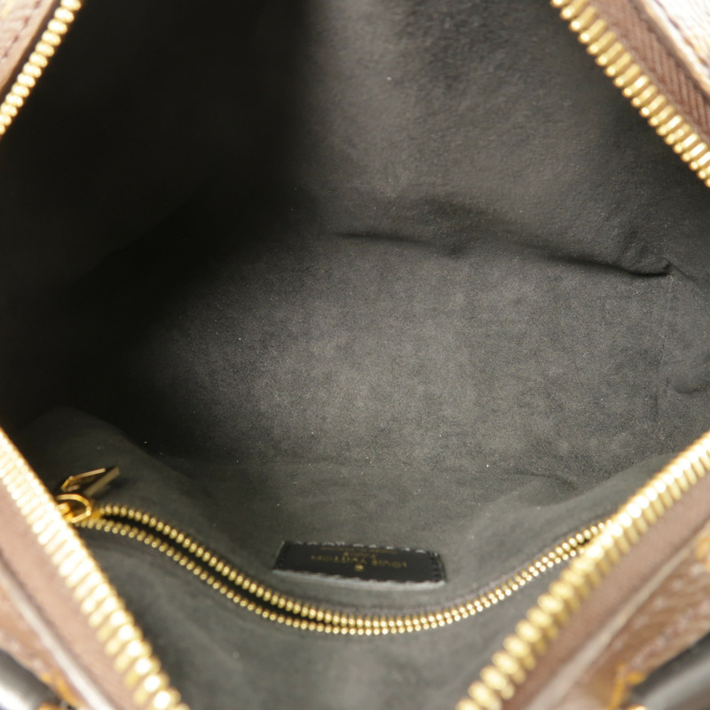 LOUIS VUITTON Monogram Petite Malle Souple金扣手挽肩背兩用袋-4