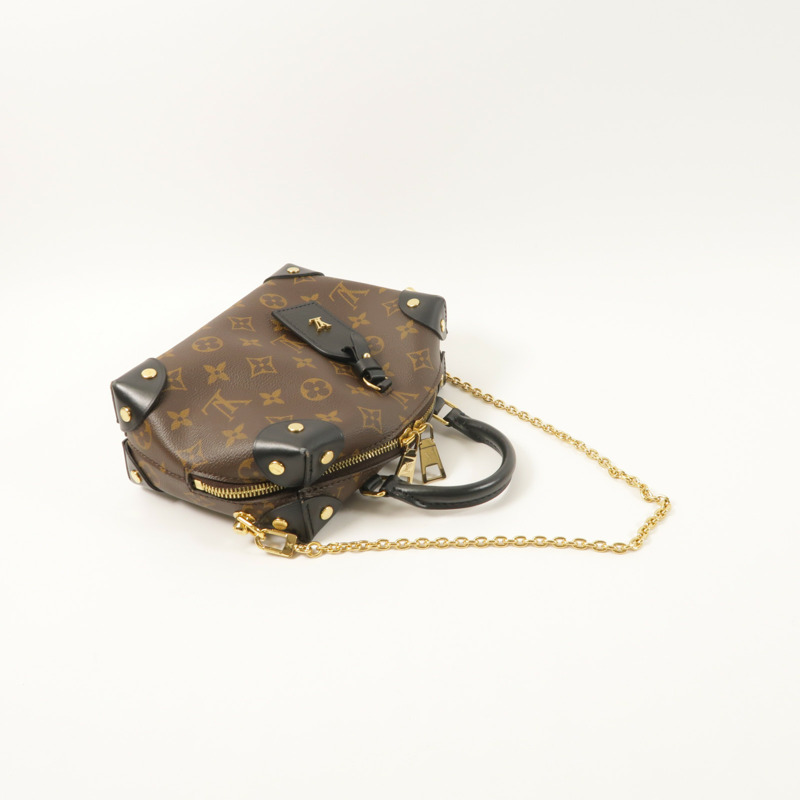 LOUIS VUITTON Monogram Petite Malle Souple金扣手挽肩背兩用袋-6