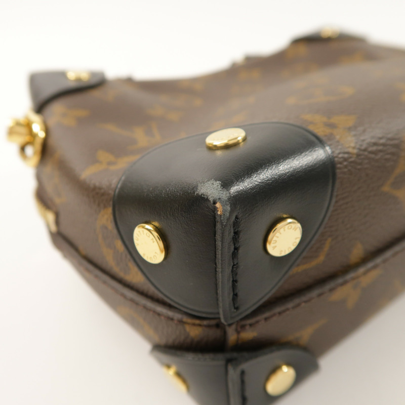 LOUIS VUITTON Monogram Petite Malle Souple金扣手挽肩背兩用袋-12