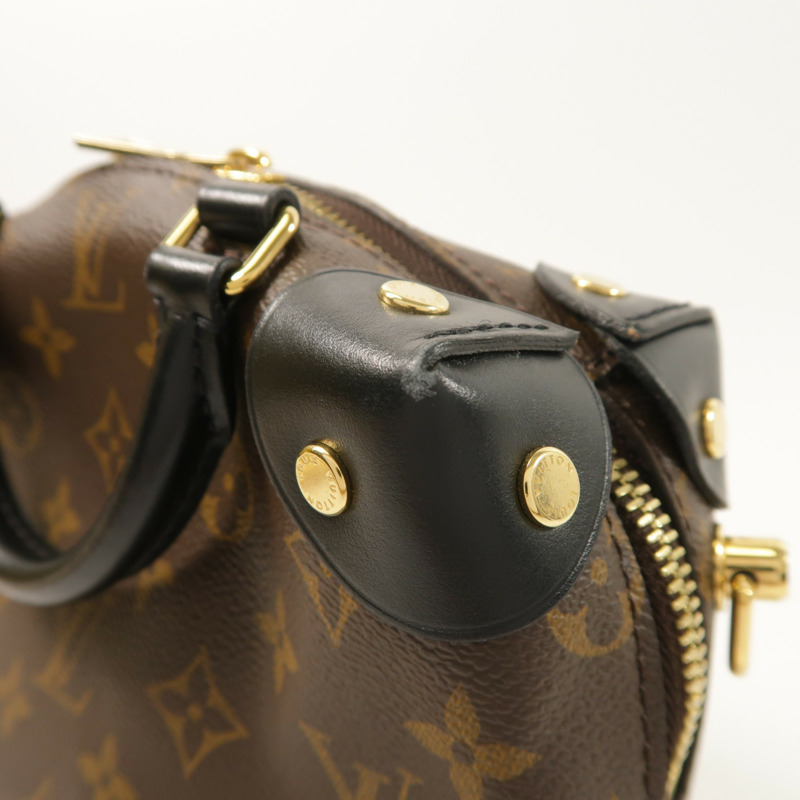 LOUIS VUITTON Monogram Petite Malle Souple金扣手挽肩背兩用袋-17