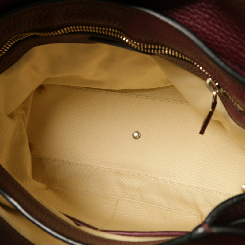 Valentino 牛皮皮革Garavani金扣手挽肩背兩用袋-4