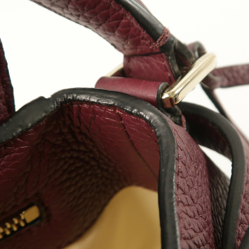 Valentino 牛皮皮革Garavani金扣手挽肩背兩用袋-16