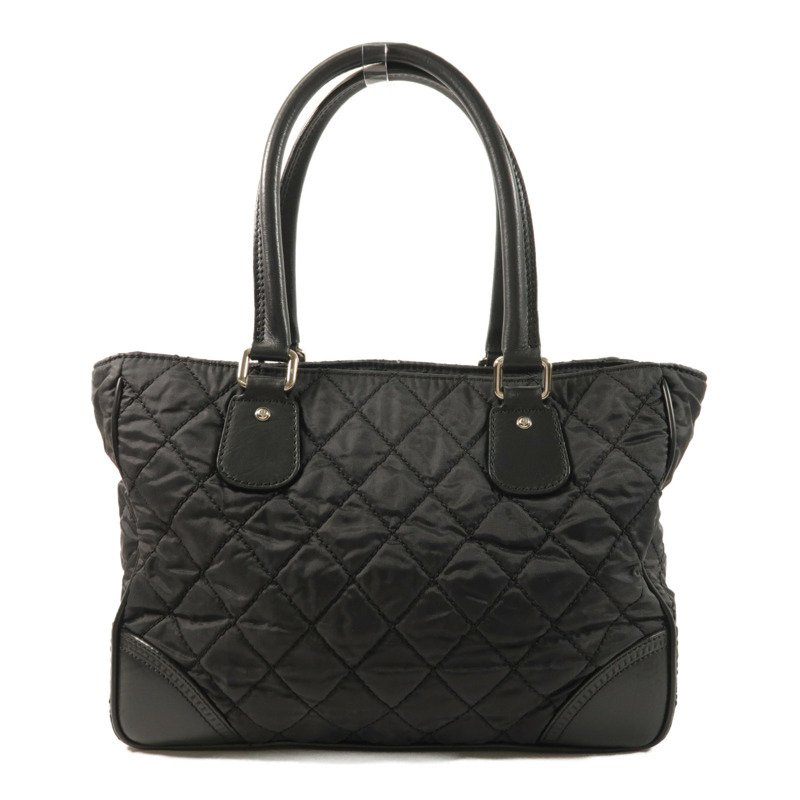 CHANEL 尼龍Shoulder Bag銀扣肩背袋-1