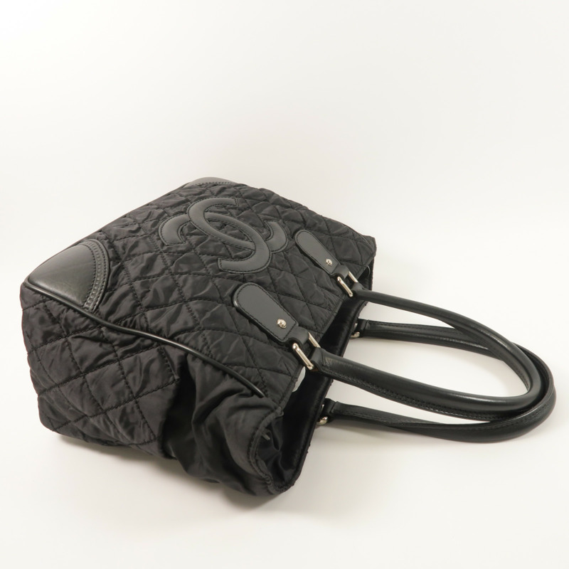 CHANEL 尼龍Shoulder Bag銀扣肩背袋-8