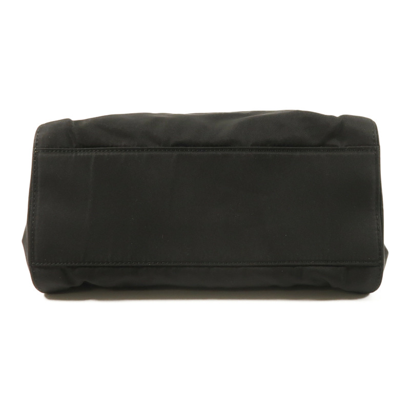 PRADA 尼龍Tote Bag金扣鏈帶肩背袋-3