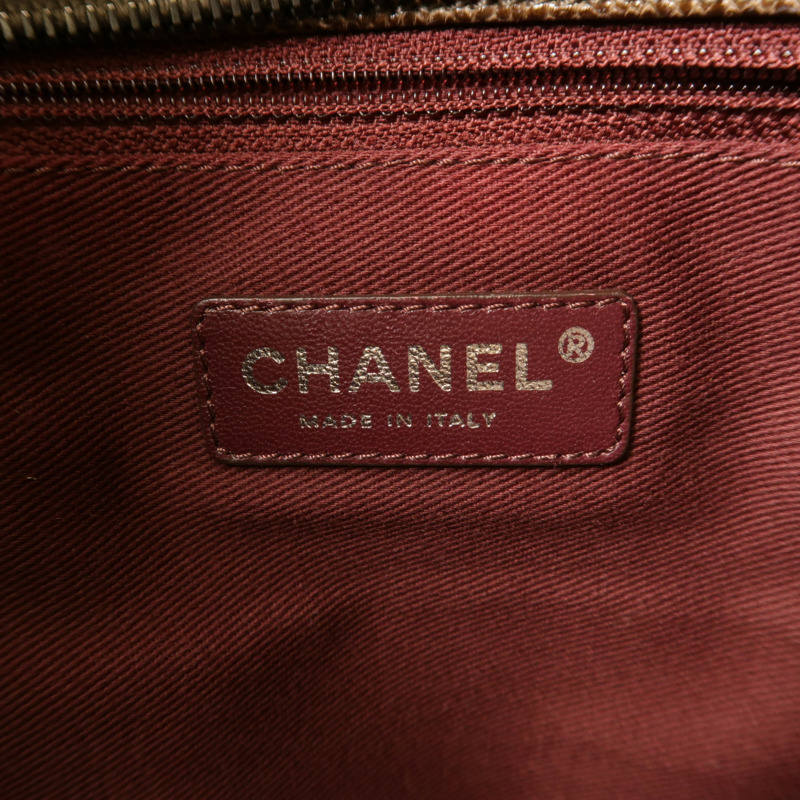 CHANEL 牛皮皮革Chain Shoulder鏈帶肩背袋-6