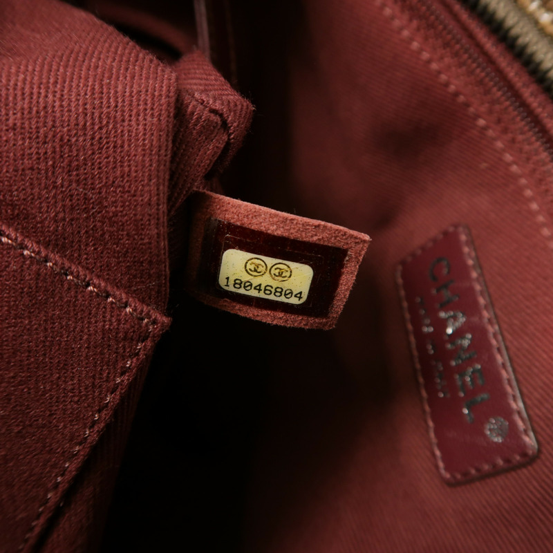 CHANEL 牛皮皮革Chain Shoulder鏈帶肩背袋-7