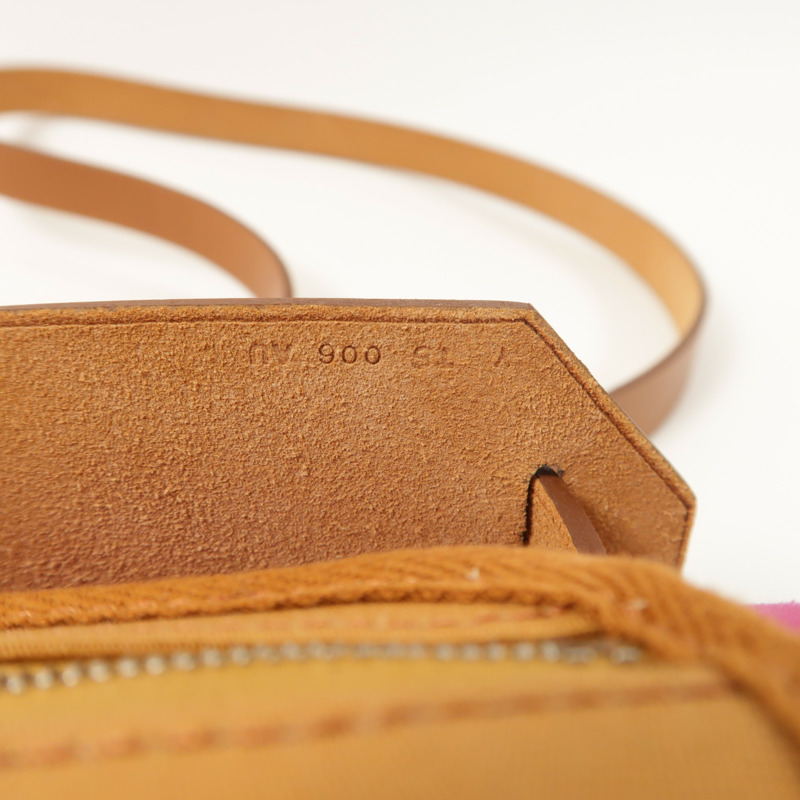 HERMES 帆布Herbag PM銀扣手挽肩背兩用袋Magnolia-6