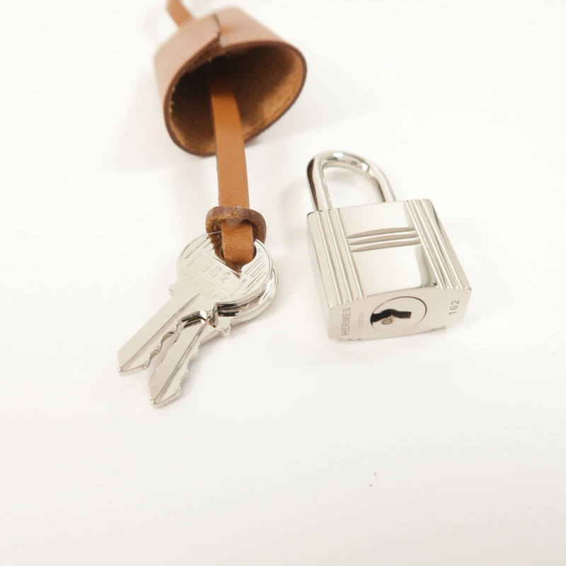 HERMES 帆布Herbag PM銀扣手挽肩背兩用袋Magnolia-15